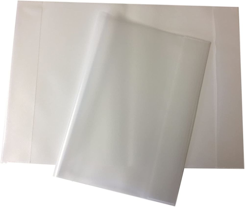 Book wrapping cover clear