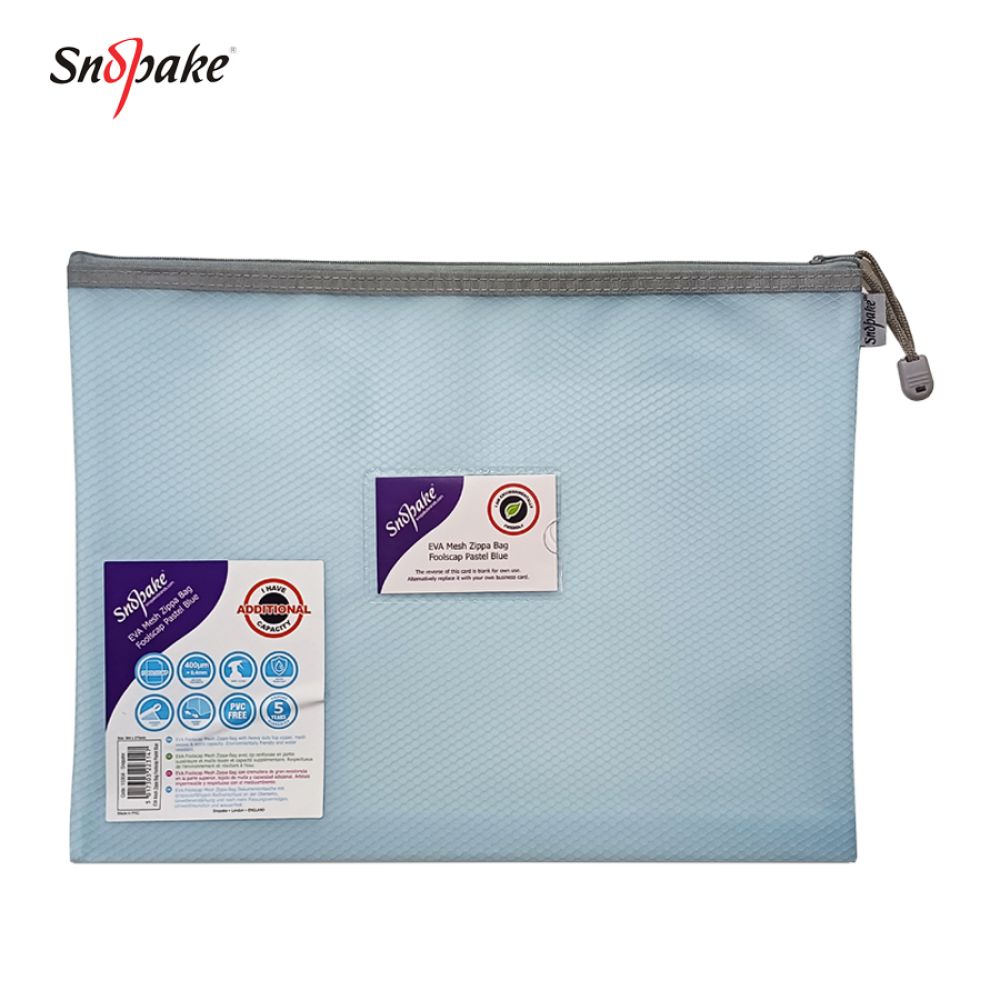 Eva Zipper Bag FC Pastel Blue SNOPAKE-15904