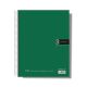 3 Subject University Book A4 Spiral - Uniluxe 90701 - Green